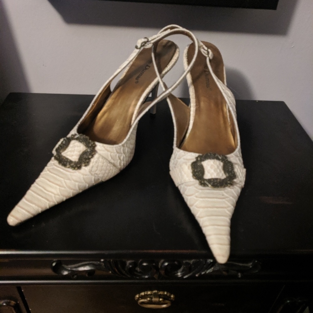 🔥Price Drop🔥Pierre Dumas Alligator Slingbacks